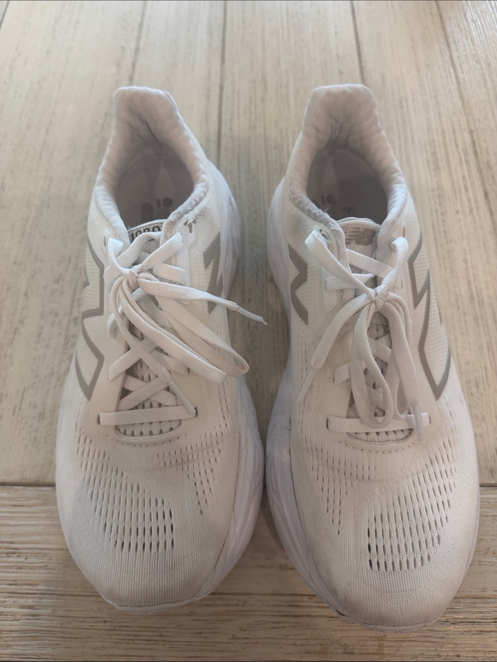 New Balance White Running Sneakers